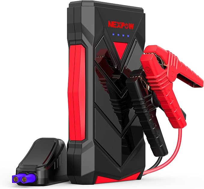 The image shows a T11F jump starter and it’s a simple graphic or photograph.