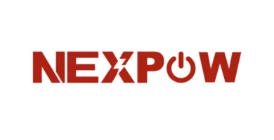 This image shows the Nexpow logo brand